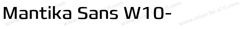Mantika Sans W10字体转换